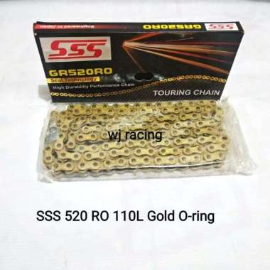 Rantai SSS 520 RO 110L Gold / SSS O-ring Gold