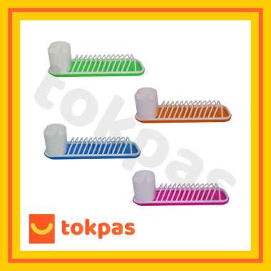 Rak Piring Mini Case Plate / Rak Pengering Peralatan Dapur Nagata 367 Biru