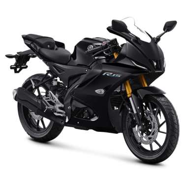 Yamaha All New R15 155 VVA Connected Sepeda Motor [OTR Jadetabek] Tech Black JADETABEK