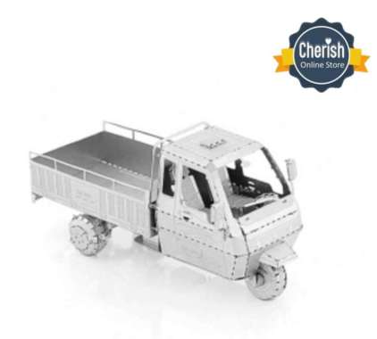 Puzzle Metal 3D TRICYCLE CAR / BEMO - Mainan DIY Miniatur MB-026