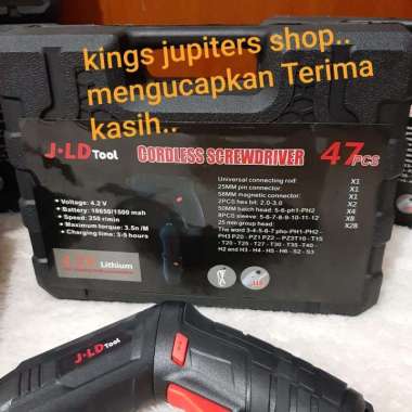 SCREW DRIVER SCREWDRIVER SET JLD 4,2 VOLT MINI BOR SEKERUP 4,2VOLT JLD