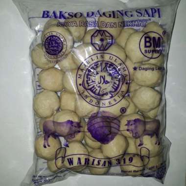 Bakso Sapi Warisan BM Super isi 50 pcs