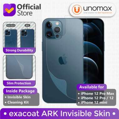 Skin iPhone 12 / 12 mini / 12 Pro / 12 Pro Max Ark by Exacoat Back Protector / Garskin - Matte iPhon