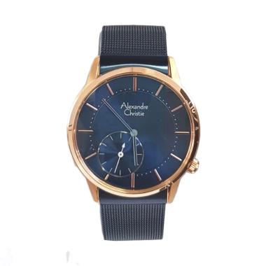 Alexandre Christie AC8519 Casual Jam Tangan Wanita [Original] Navy/ Rose Gold