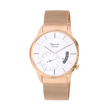 Alexandre Christie AC8519 Casual Jam Tangan Wanita [Original] Rose Gold