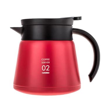 Hario VHS-60B V60 Insulated Stainless Server [600 mL] Merah