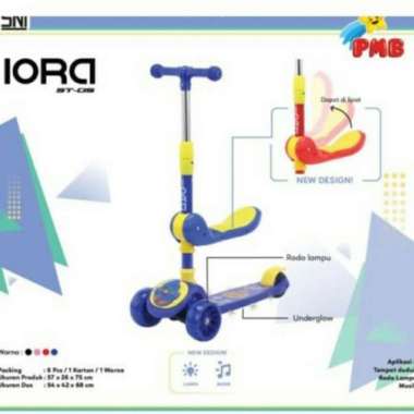 Scooter Anak PMB Iora ST05 Skuter Duduk Roda Tiga