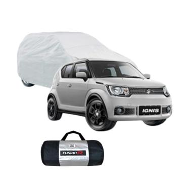 FUSION R Sarung Mobil Suzuki IGNIS Putih WATERPROOF Tasla Korean Import [ Cover Mobil Suzuki IGNIS ]