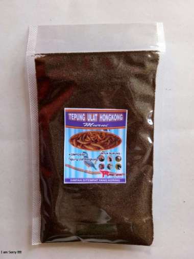 TEPUNG ULAT ULAT HONGKONG 50 GR Pakan Racikan Burung Berkicau