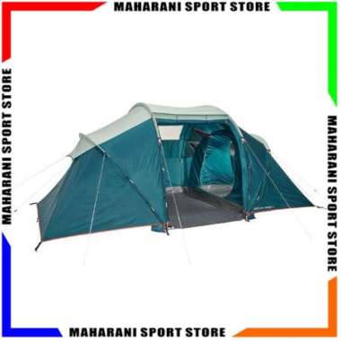 Arpenaz 4.2 Tenda Camping 4 Orang Dome 2 Kamar Tidur Kemping Murah Mudah Dilipat