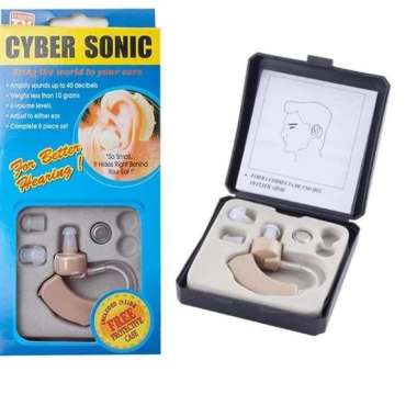 Alat Bantu Dengar Kesehatan Earphone Hearing Aid Cyber Sonic Alat Bantu Pendengaran Orang Tua Lansia Tuna Rungu Original Alat Bantu Dengar Cyber Sonic