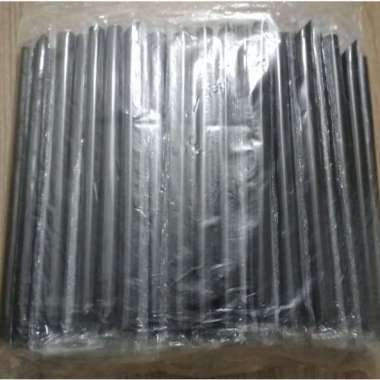 DISKON MURAH!!! Sedotan Lancip Hitam Besar ( Sedotan Bubble )