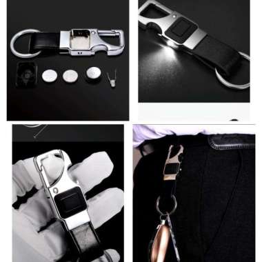 Gantungan Kunci Mobil Toyota Agya Keych + Silicone Black