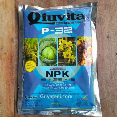 Pupuk Qiuvita biru P 32 500 gram