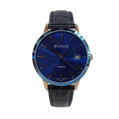 Bonia BNR174-2 Rosso Jam Tangan Wanita Navy/ Rose Gold