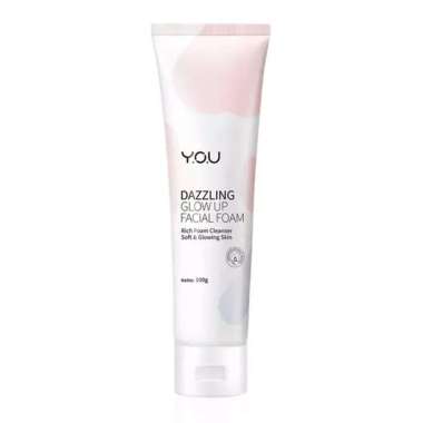 YOU Dazzling Glow Up Facial Foam - Pembersih Muka Berminyak - Sabun Pencuci Muka Glowing Mencerahkan