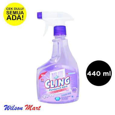 CLING PEMBERSIH KACA LAVENDER FRESH 440 ML BOTOL SPRAY