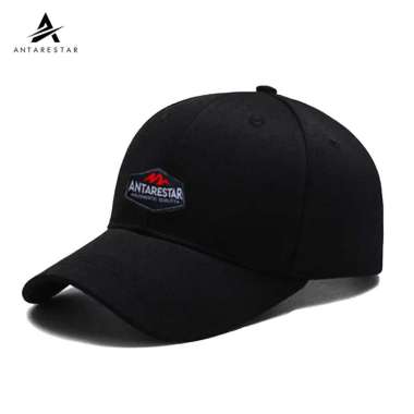 Antarestar Topi Pria Dewasa Keren Topi Distro Pria Wanita HITAM