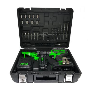 Ryu RCI20V Cordless Impact Drill Bor Beton Baterai Koper Set [20 V]