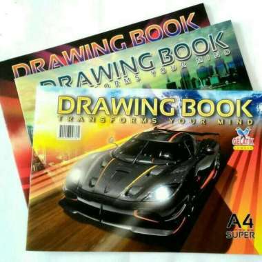 Nokida Buku Gambar A4 [1 [1 Pack]  / Drawing Book Sidu 1 Pak / Alat Tulis Sekolah /  Buku Mewarnai S
