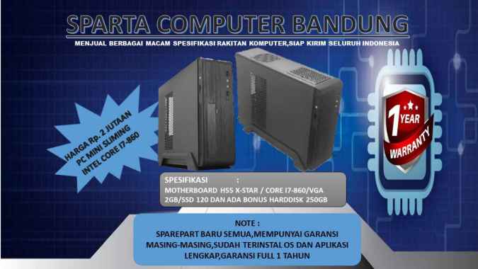 MINI PC || INTEL CORE I7-860 || CPU GAMING || PC EDITING DESIGN || KOMPUTER RAKITAN