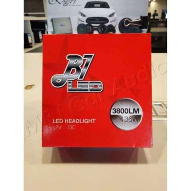 LED HEADLIGHT B1 MERAH H1 H7 36W/3800LM H1