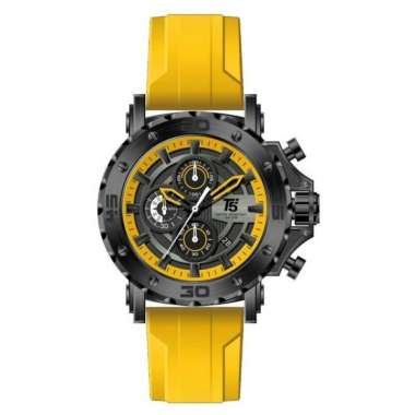 Jam Tangan Fashion Jam tangan pria T5 H 3865 pria crono aktif T5 H 3865 hitam kuning
