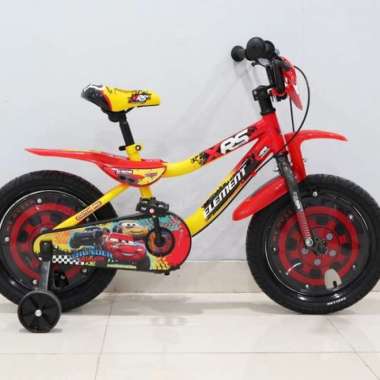 Sepeda anak 16 Element Cars Lighting Mcqueen