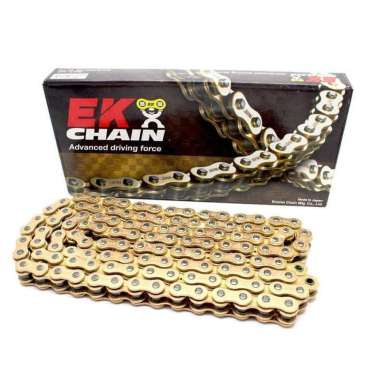 Rantai EK Chain 525 MVXZ 120L Gold