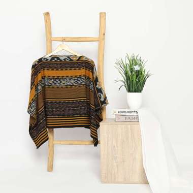 Lyne Halim Blouse Batwing Tenun Ikat 02953 42
