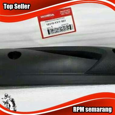 COVER TUTUP Tameng PELINDUNG KNALPOT Honda BEAT LAMA KARBU OLD original - Mph004256