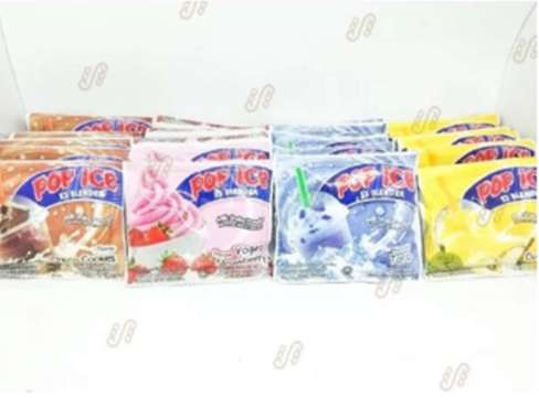 Pop Ice 25gr - Renceng Isi 10 Sachet durian