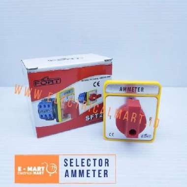 FORT Selector AMPERE 3 Posisi R-S-T / Selector Switch Rotary 3P
