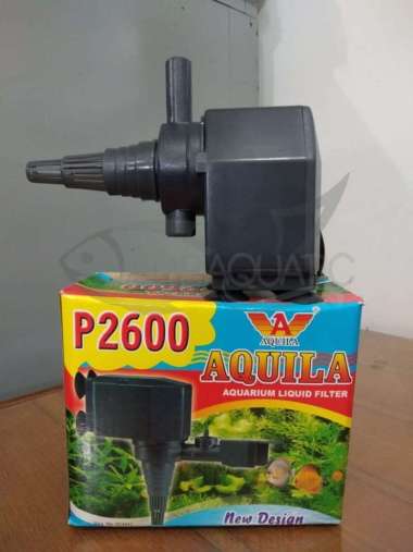 AQUILA P2600 LIQUID FILTER POMPA AIR CELUP FILTER AQUARIUM