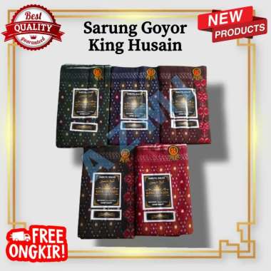 Sarung Goyor King Husain | New Sarung Goyor | Sarung Goyor Printing King Husein Hijau Botol