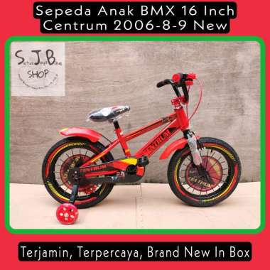Sepeda Anak BMX 16 Inch CENTRUM 2006-8-9 New Steel Ban 2.50 Red