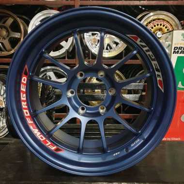 Velg R/Ring 18 R18 Viper Flowforged Model Lenso Venom Pajero Fortuner dll blue
