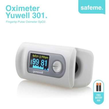 Pulse Oximeter Fingertip Yuwell YX301 Alat Pengukur Saturasi Oksigen - Yuwell YX301 100 % ORIGINAL