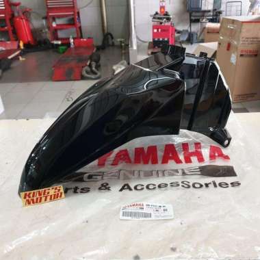 Spakbor Depan Xeon 44D Karbu Asli Yamaha - Hitam