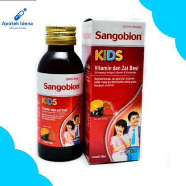 SANGOBION KIDS SIRUP 100 ML Suplemen Zat Besi Untuk Masa Pertumbuhan Anak