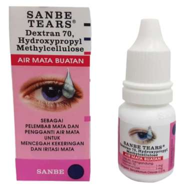Sanbe Tears Eye Drops 8 ML untuk Mengatasi Mata Merah & Iritasi Original Sanbe Farma