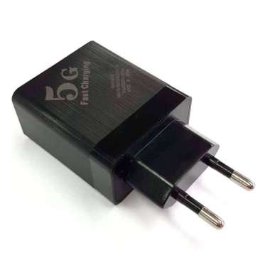 5G Kepala Charger Fast Quick Charging USB 3 Port 2.4A Xiaomi Oppo Vivo