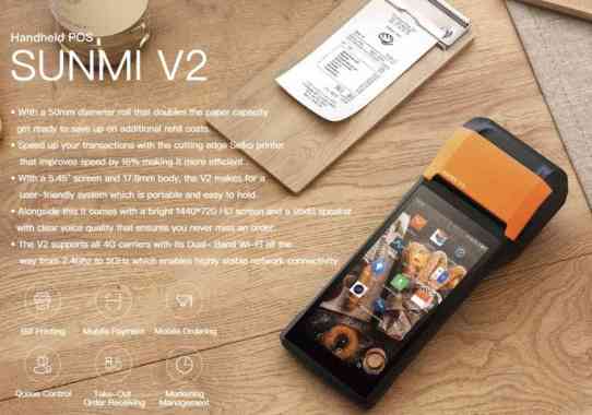 Sunmi V2 Mobile POS
