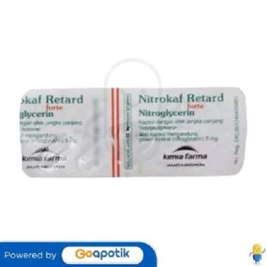 Nitrokaf Retard Forte Kapsul Strip