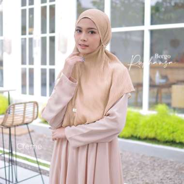Bergo Plisket Rukhansa Creme TRZ HER/ Bergo Instant Plisket/ Bergo Daily Tali Plisket/ Bergo Polos P