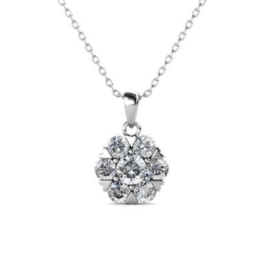 Romance Pendant - Kalung Crystal by Her Jewellery Rose Gold
