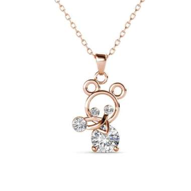 Remy Pendant - Kalung Crystal by Her Jewellery Rose Gold