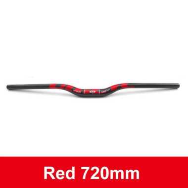 ULLICYC MTB Bicycle Handlebar Sepeda Carbon Fiber 720mm - CB186 Merah