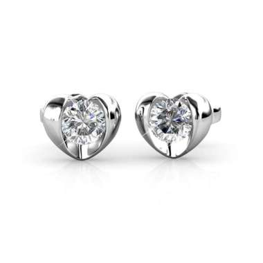 Simply Love Earrings - Anting Crystal by Her Jewellery