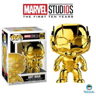 Funko POP! Marvel Studios The First Ten Years - Ant-Man (Gold Chrome)